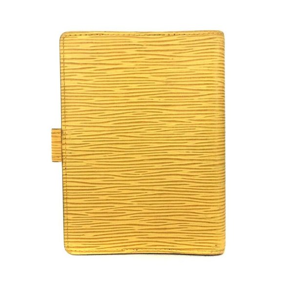 161074G V Louis Vuitton Notebook Cover Agenda PM Yellow Epi Leather - Picture 4 of 8